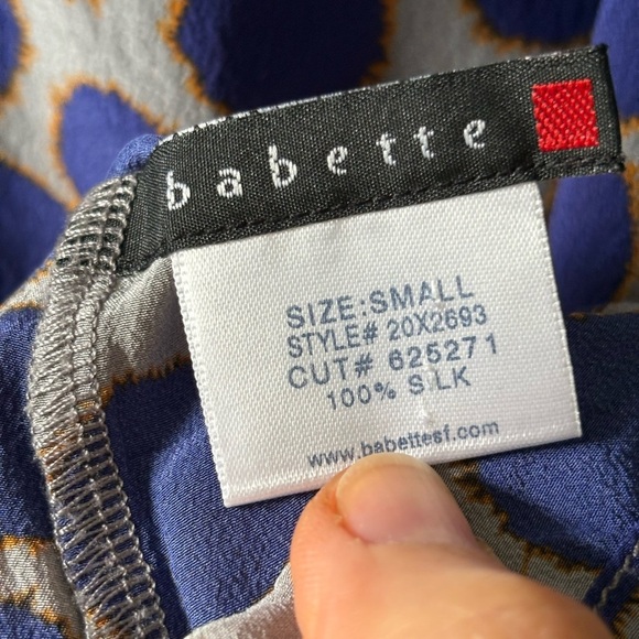 Babette Polkadot Silk Button down Blouse - Picture 7 of 11